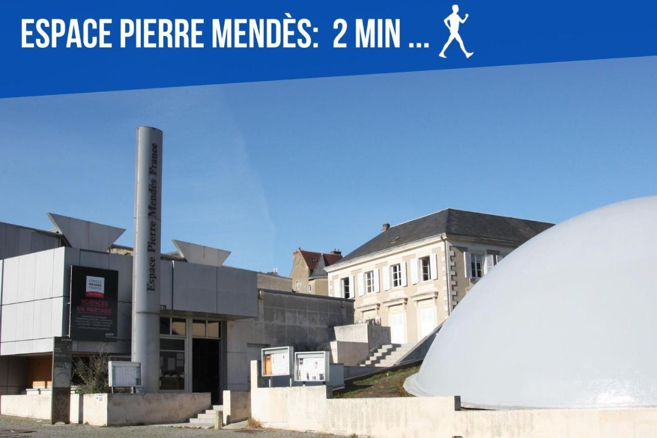 Studio Simplicien *Cosy* plein centre ville de Poitiers *TV* Wifi *Café* Exterior foto