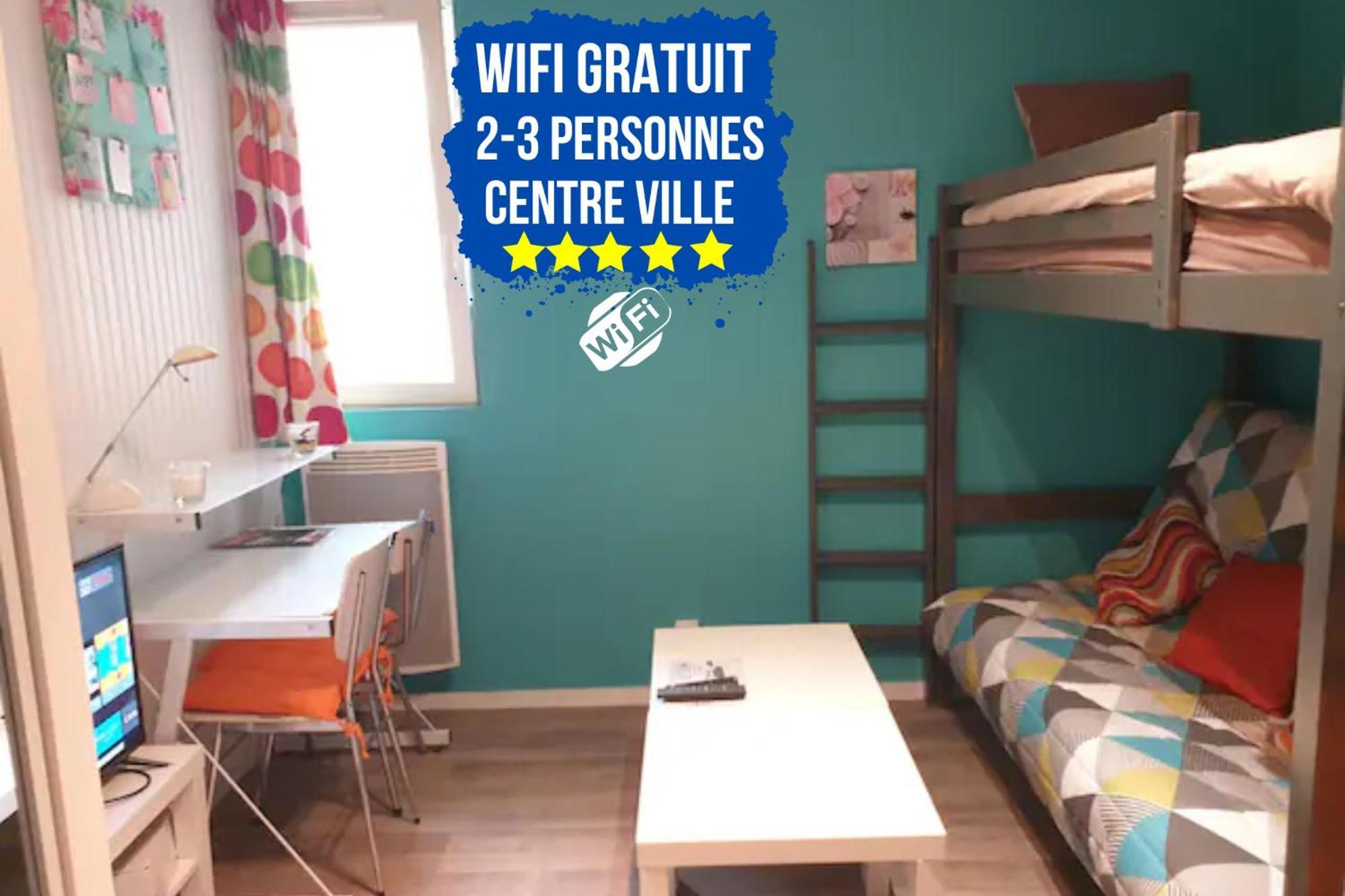 Studio Simplicien *Cosy* plein centre ville de Poitiers *TV* Wifi *Café* Exterior foto